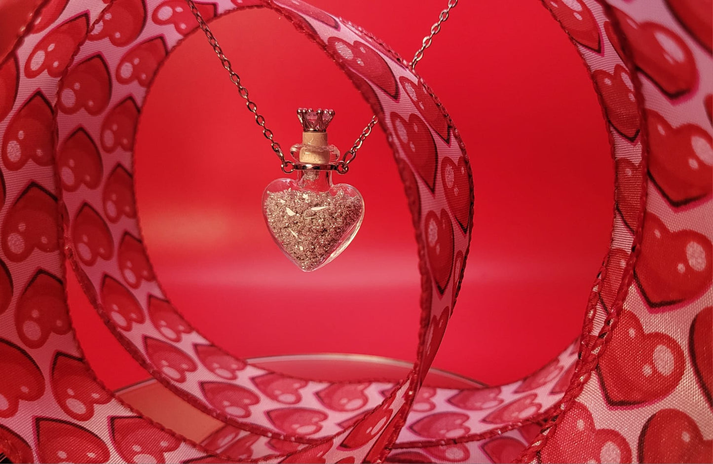 Pure Love in Silver – .999 Fine Silver Crystal Heart Pendant | Valentine’s Gift